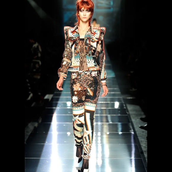 Super Rare Jean Paul Gaultier 3D Printed Jeans - Picture 12 of 16